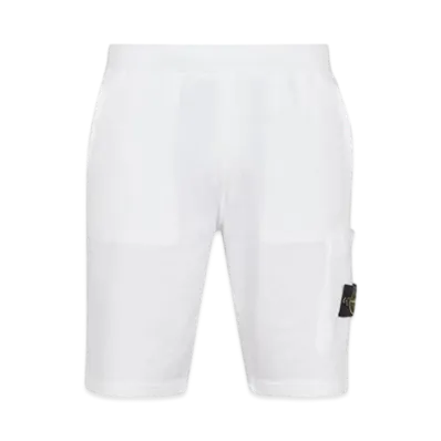 Stone Island 64060 Old Treatment Cargo Bermuda Shorts - 23SS "White"