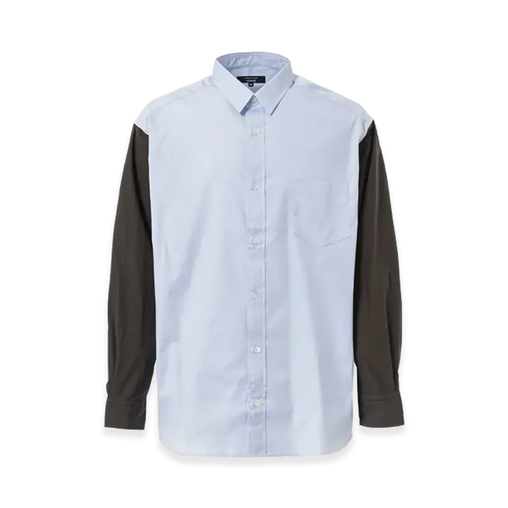 COMME des GARCONS HOMME Cotton Oxford Shirts "Sax Blue"