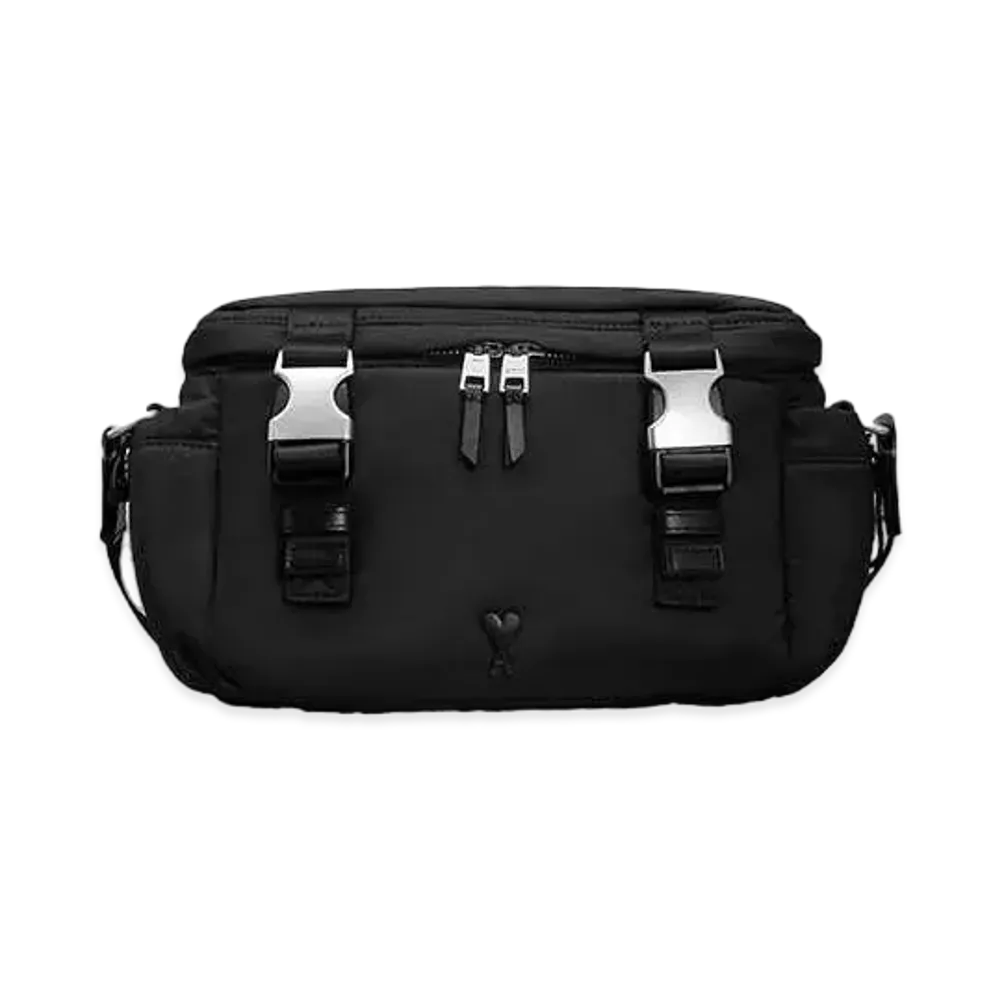 AMI PARIS Ami de Coeur Messenger Bag "Black"