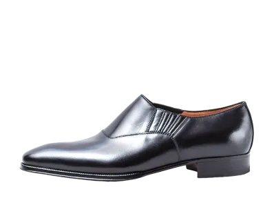 Enzo Bonafe Side Elastic 804 Calf Leather "Black"