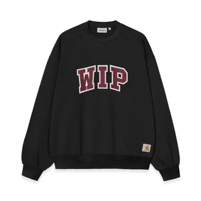 Carhartt WIP WIP III Sweat "Black(Heavy Stone Wash)"