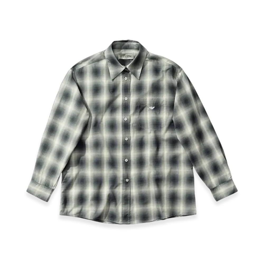 OUR LEGACY Women's Work Shop x Emporio Armani Preziosa Shirt "Notte Chiara Check"