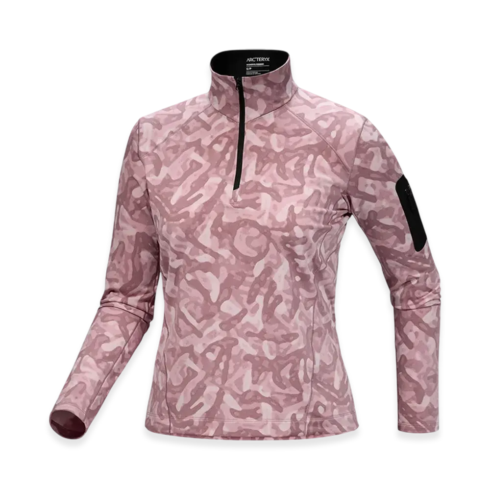 ARC'TERYX Women's Rho Zip Neck "Bliss Grottoflage" X000007358