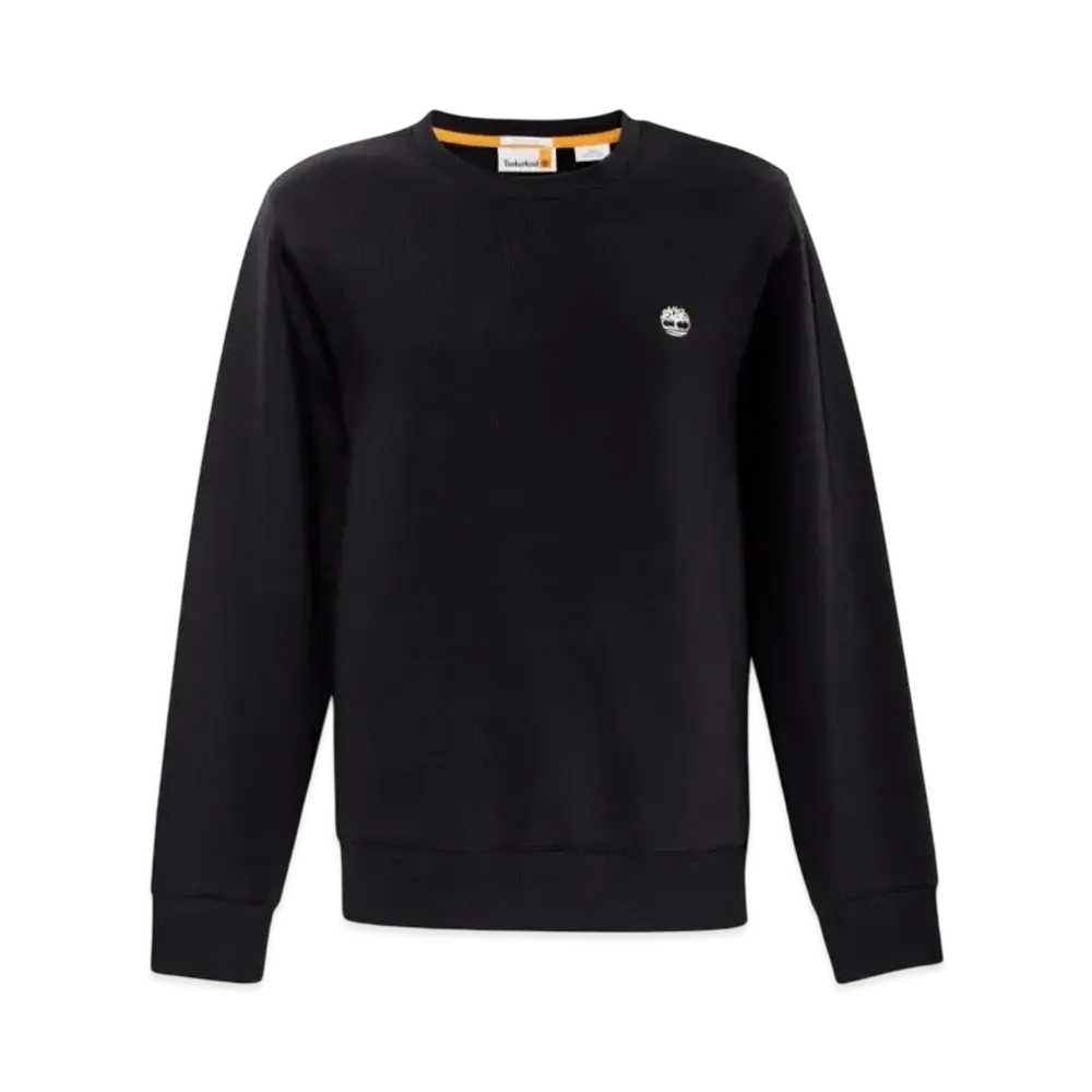 Timberland Men's Oyster River Logo Crew Neck Sweatshirt "Charcoal"