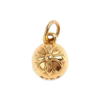 Chrome Hearts 22K Inverted CH Plus Charm "Yellow Gold"
