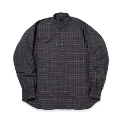 DAIWA PIER39 Tech Button Down Shirt L/S Tattersall "Navy"