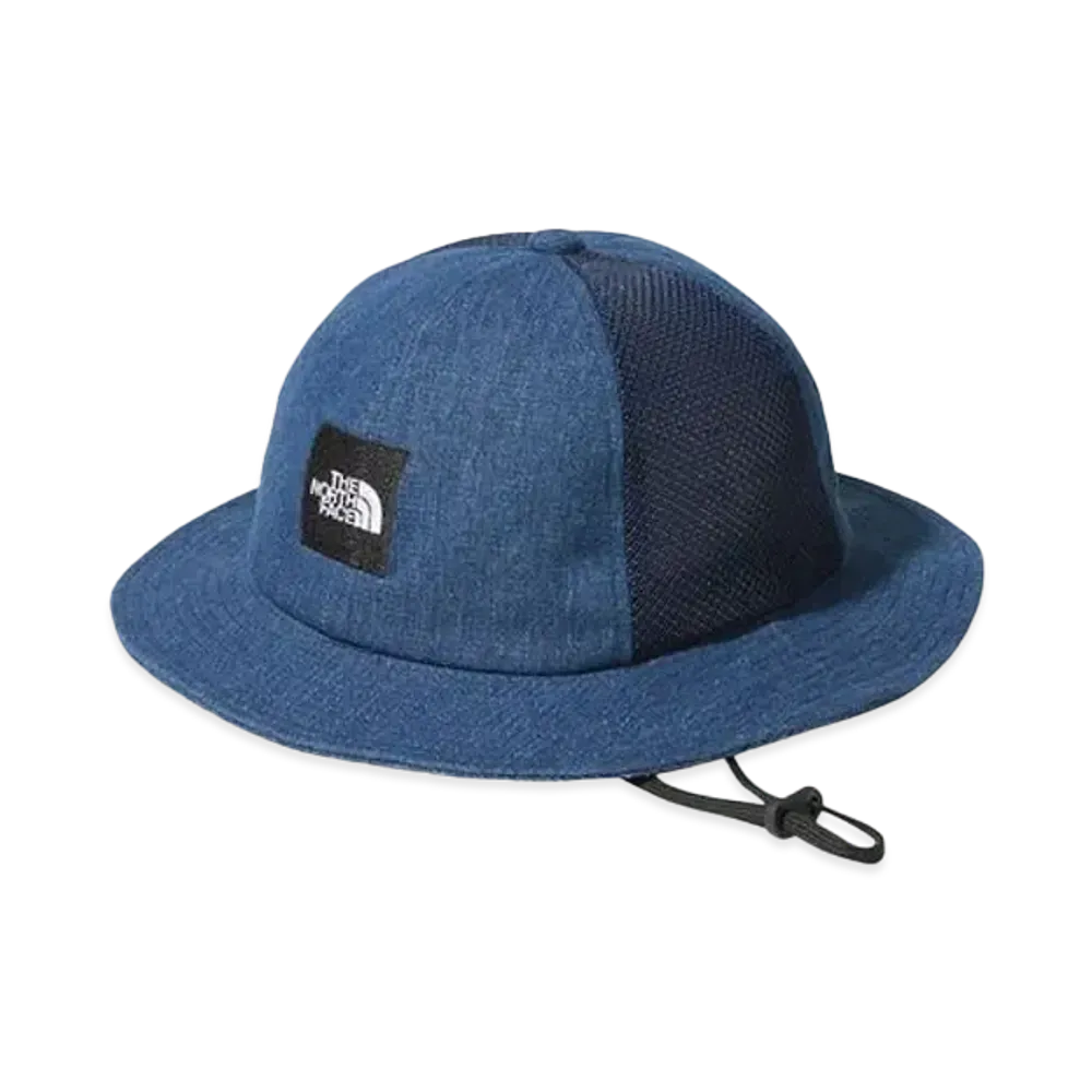 The North Face Kid's Square Logo Mesh Hat "Indigo"