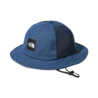 The North Face Kid's Square Logo Mesh Hat "Indigo"