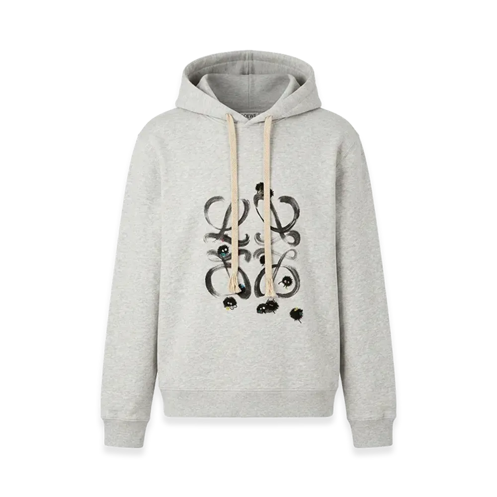 LOEWE x Spirited Away Susuwatari Cotton Hoodie "Grey"