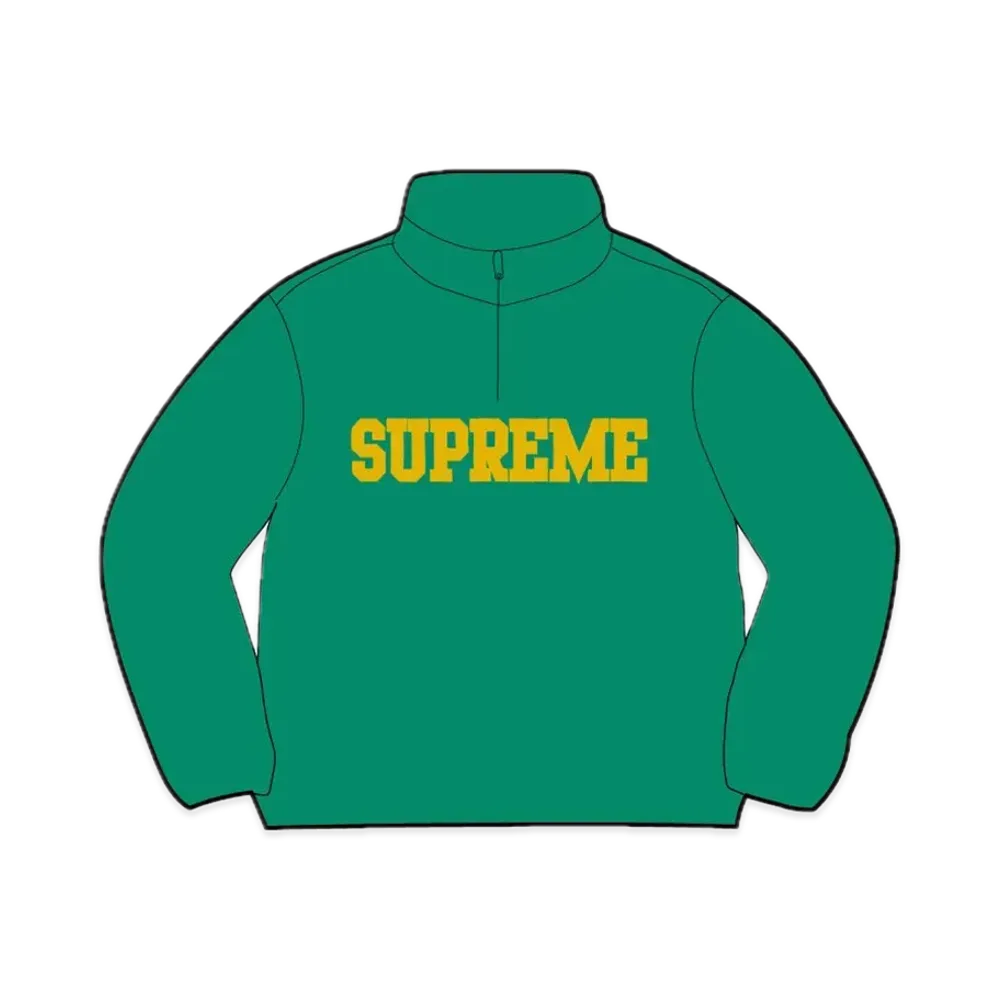 Supreme Collegiate Half Zip Pullover "Light Pine"