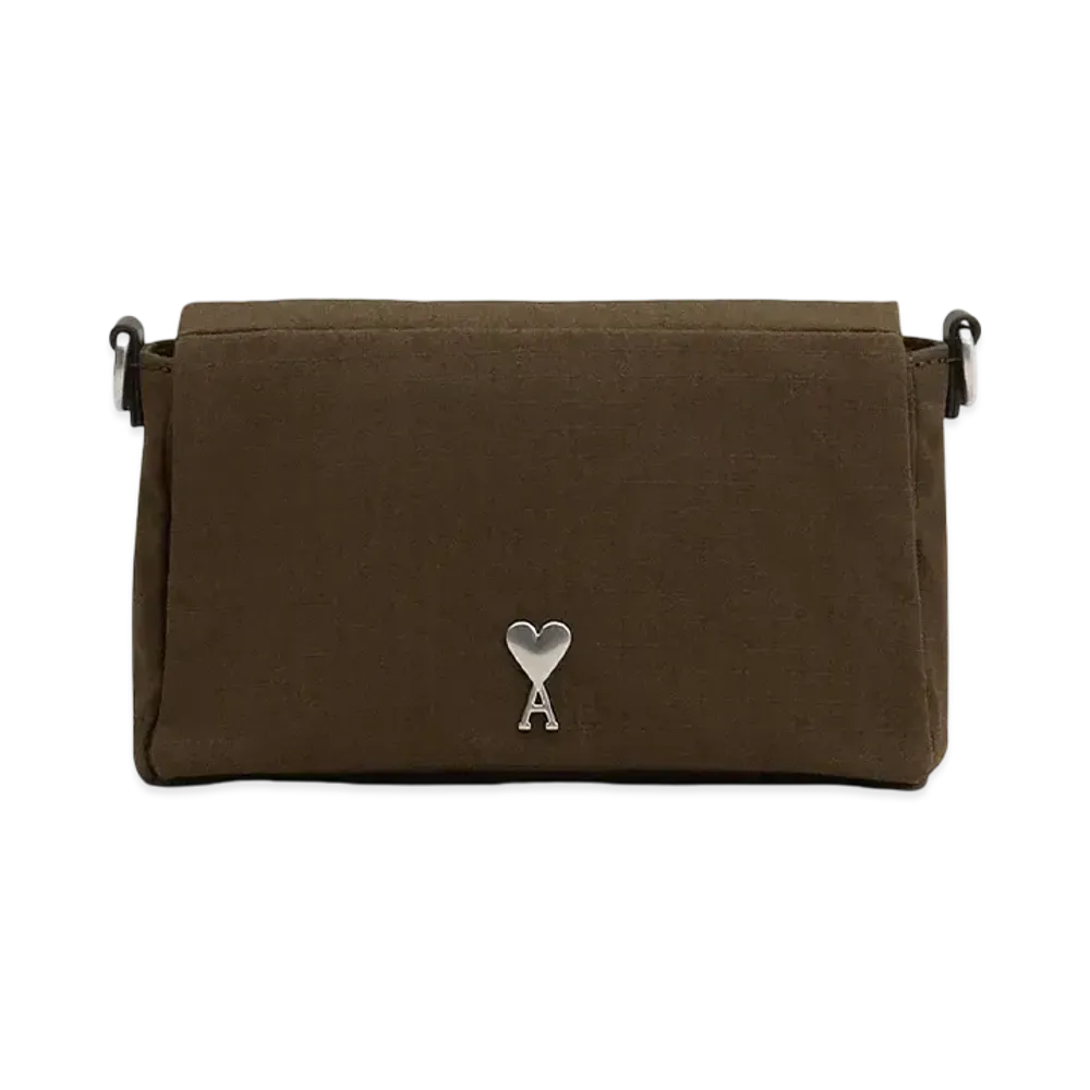 AMI PARIS Amidou Cool Lunch Box Bag "OliveNoire"