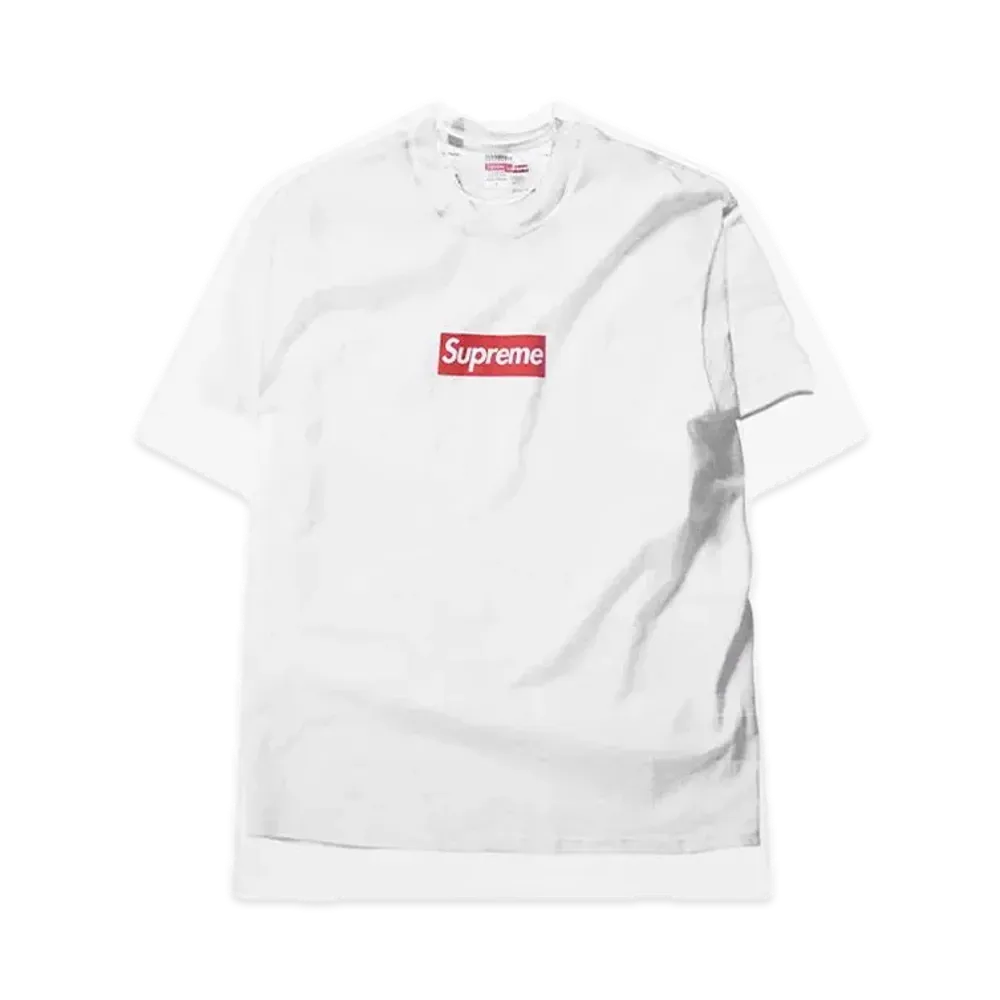 Supreme x MM6 Maison Margiela Box Logo Tee "White"