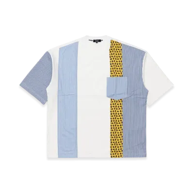 COMME des GARCONS HOMME Cotton Jersey T-shirt "White/Mix"