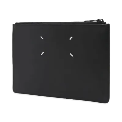 Maison Margiela Leather Four Stitches Pouch "Black"