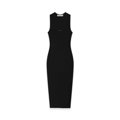 FEAR OF GOD ESSENTIALS Women's Rib Tank Dress "Vintage Black"