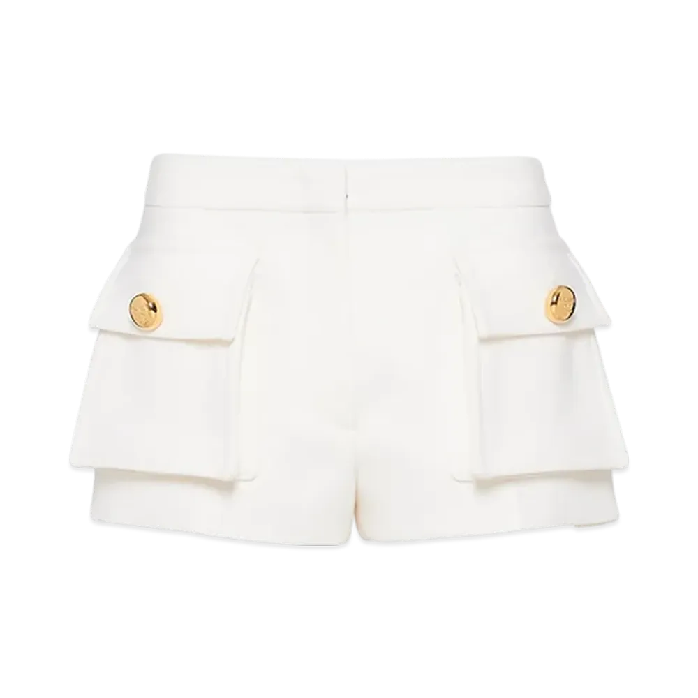 PRADA Women's Natte Shorts "White"