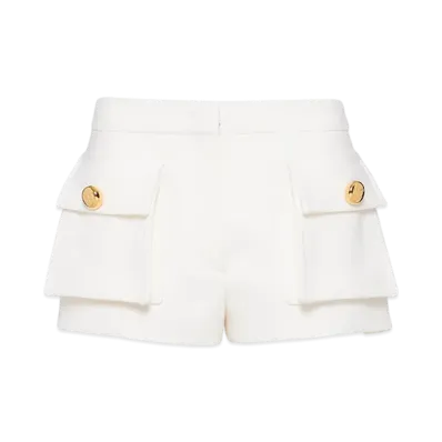 PRADA Women's Natte Shorts "White"