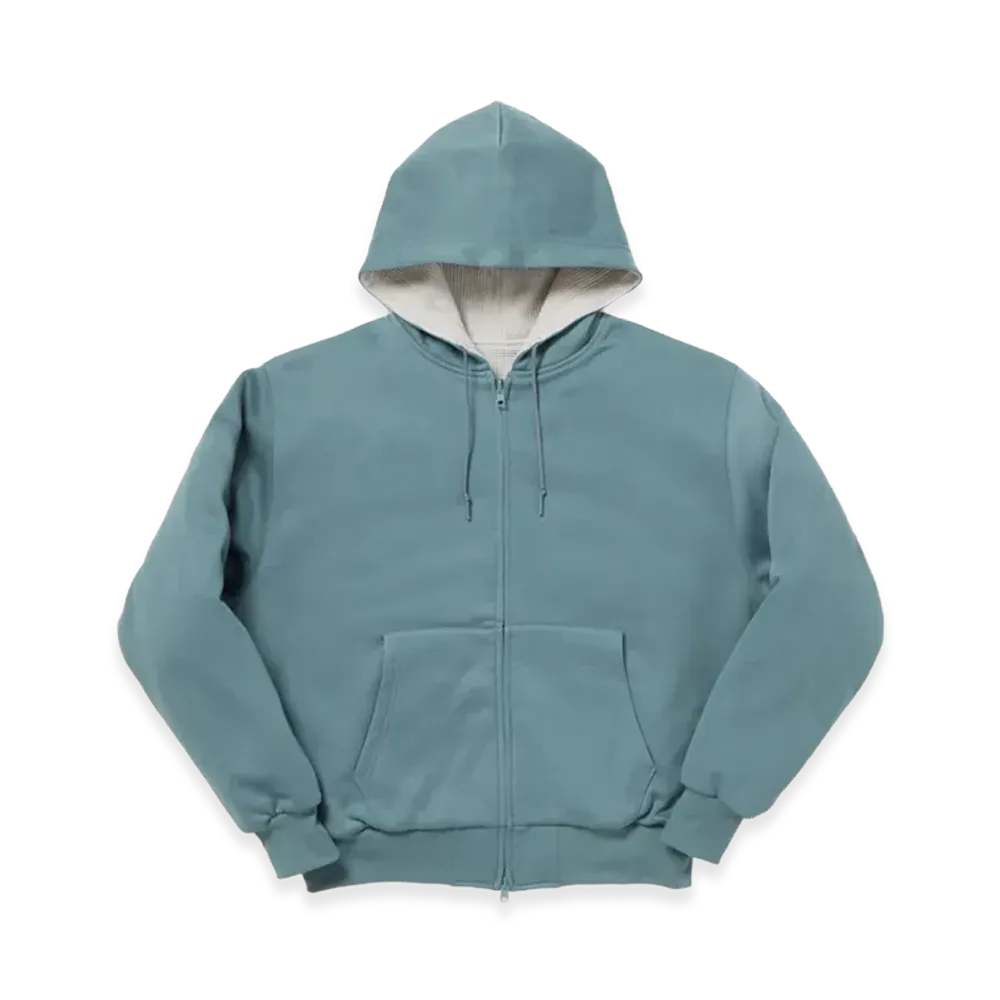 DAIWA PIER39 Women's Tech Sweat Double Face Hoodie "Smoke Green"