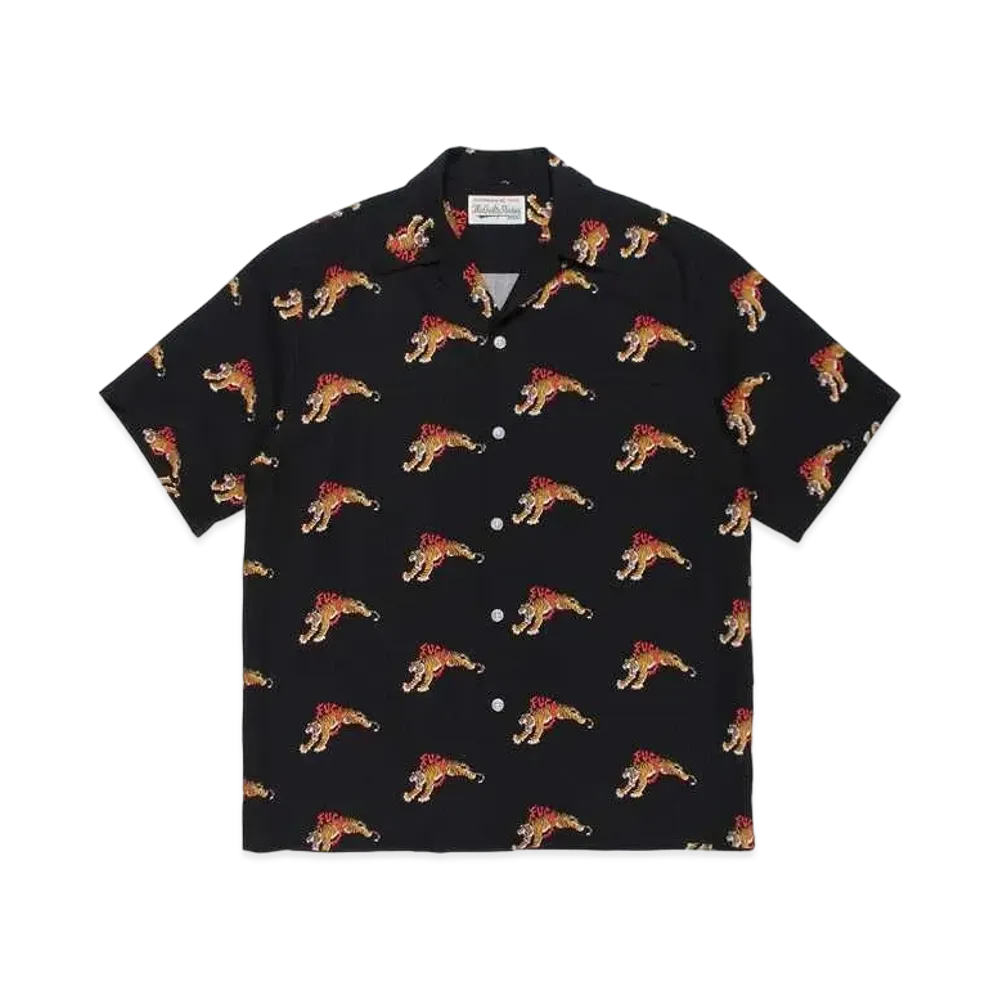 WACKO MARIA TIM LEHI / HAWAIIAN SHIRT "Black"