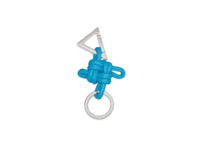 Bottega Veneta Key Ring "Sky Blue"