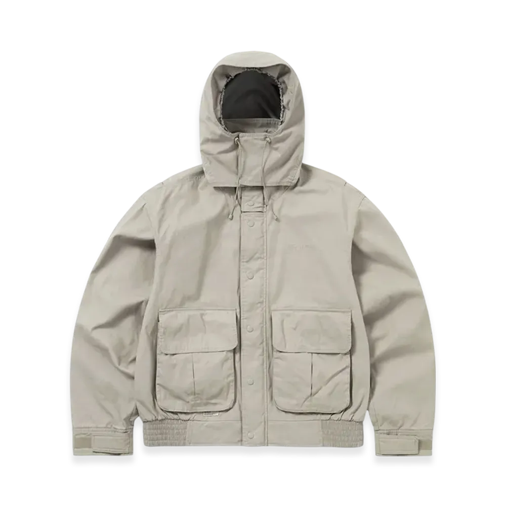 thisisneverthat Waxed Field Jacket "Stone"