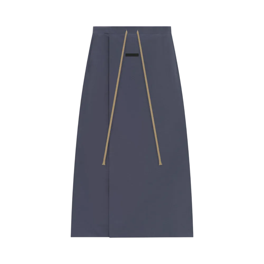 FEAR OF GOD Essentials Women's Military Nylon Wrap Skirt "Marine"