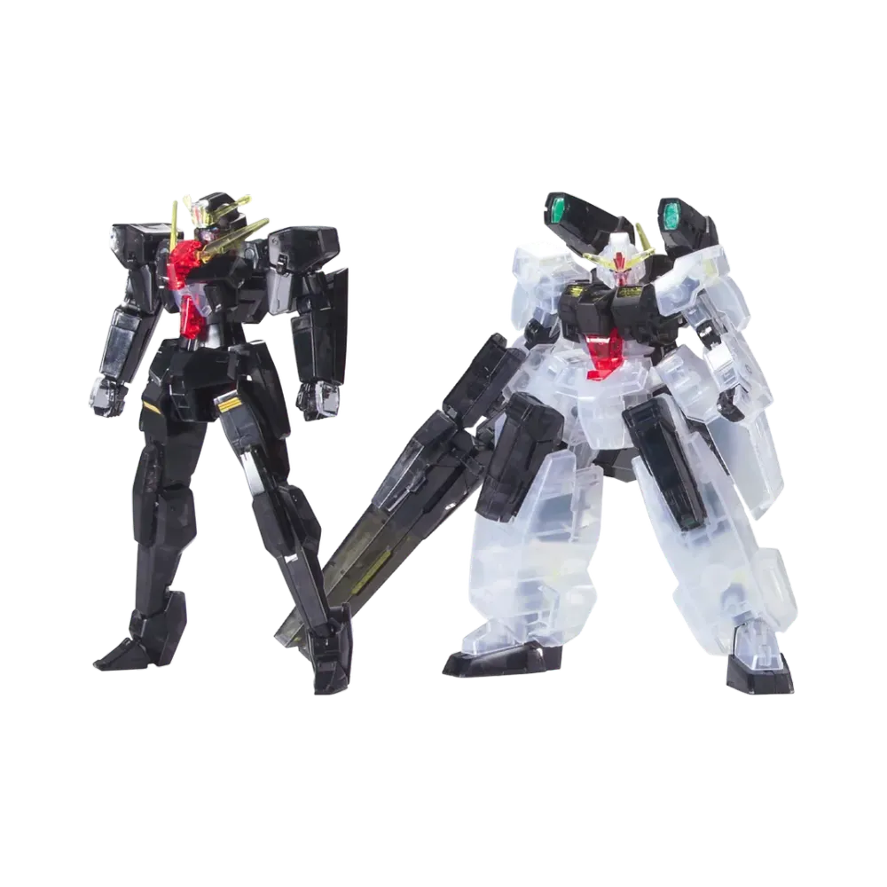 BANDAI "HIGH GRADE" -MOBILE SUIT GUNDAM 00- HG 1/144 Seravee Gundam & Seraphim Gundam Clear Color Version
