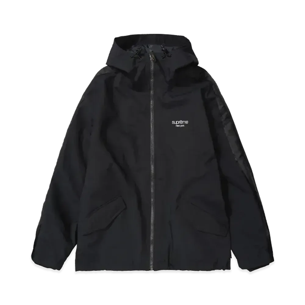 Supreme GORE-TEX Stripe Hooded Jacket "Black"