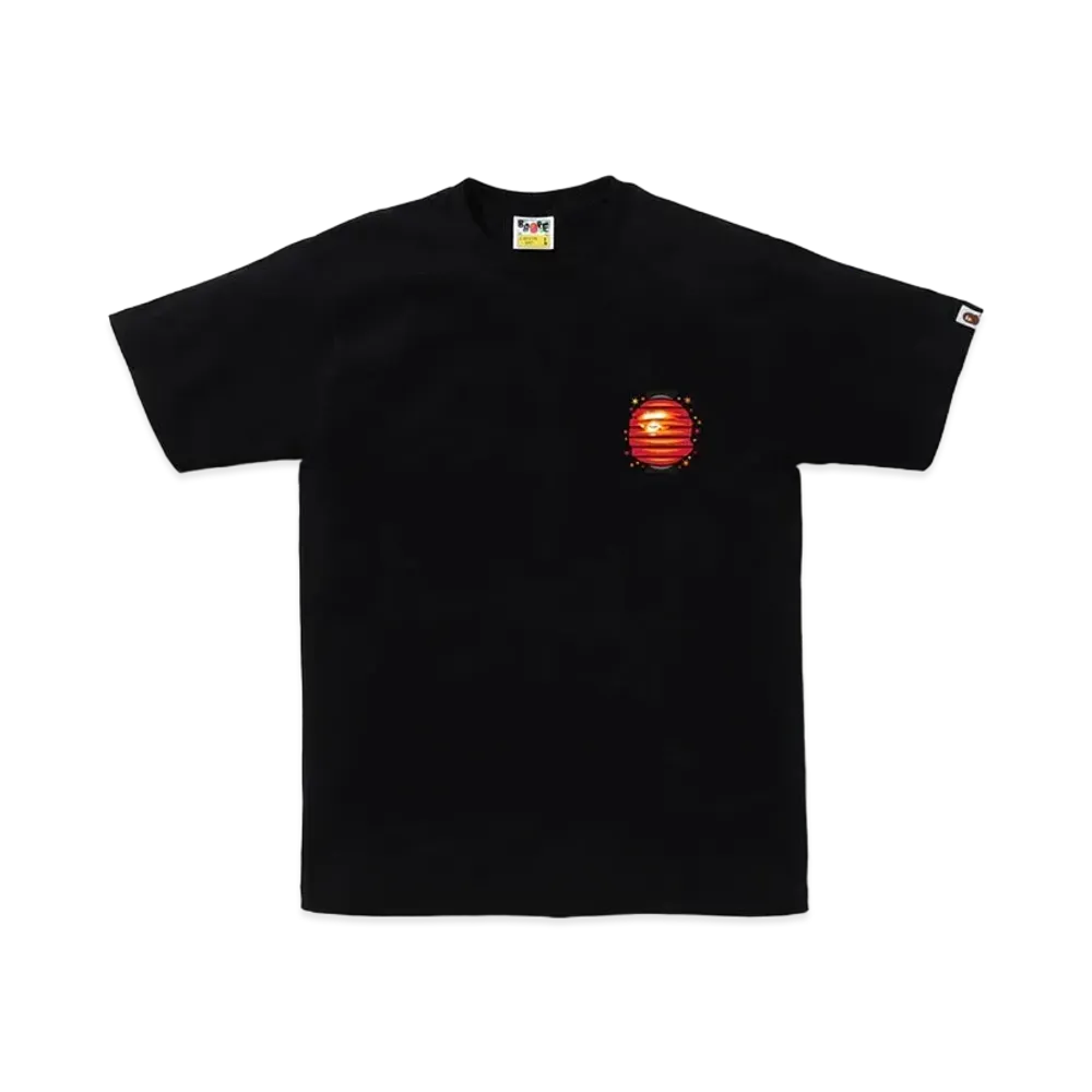 A BATHING APE Japanese Lantern Tee "Black"