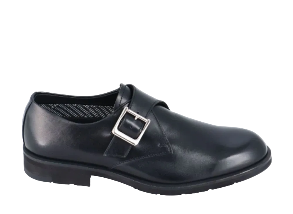REGAL Monk Strap Calf Leather "Black" 37CLBD