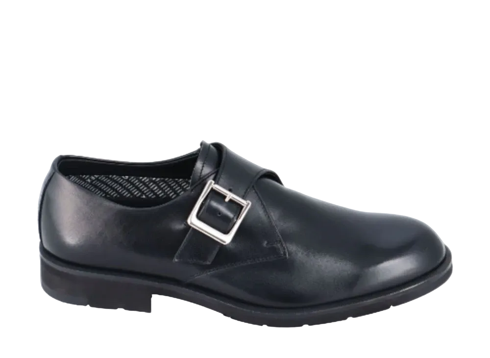 REGAL Monk Strap Calf Leather "Black" 37CLBF4