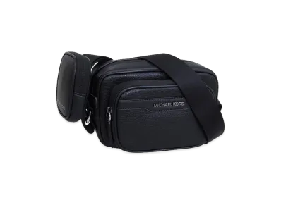 MICHAEL KORS Women's Cooper Dbl Zip Cam W Pouch "Black"