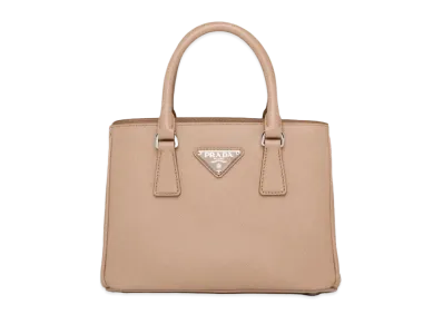 PRADA Galleria Saffiano Leather Mini Bag "Beige Pink"