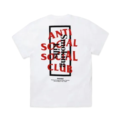 ANTI SOCIAL SOCIAL CLUB collaboration with #FR2 Smoking kills T-shirt "White"