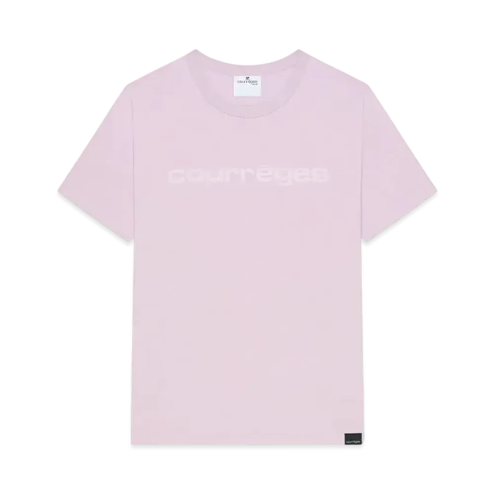 Courreges AC T-Shirt "Salt Pink"