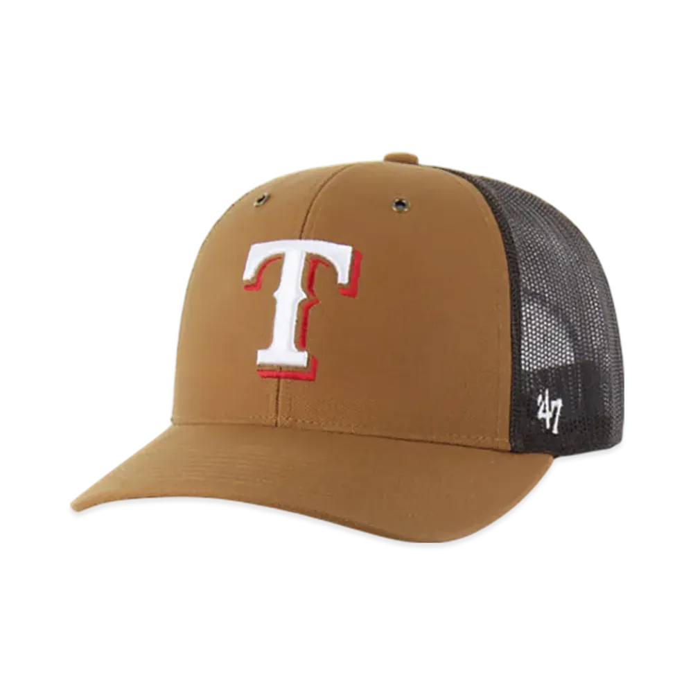 47 x Carhartt Texas Rangers Trucker "Brown"
