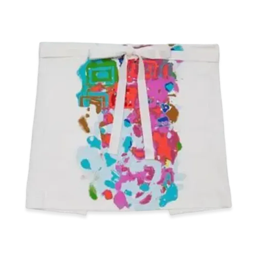 FACETASM Spraypaint Apron "White"