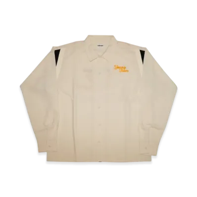 SAPEur Youngtimer Bowling Shirt "Cream/Yellow"