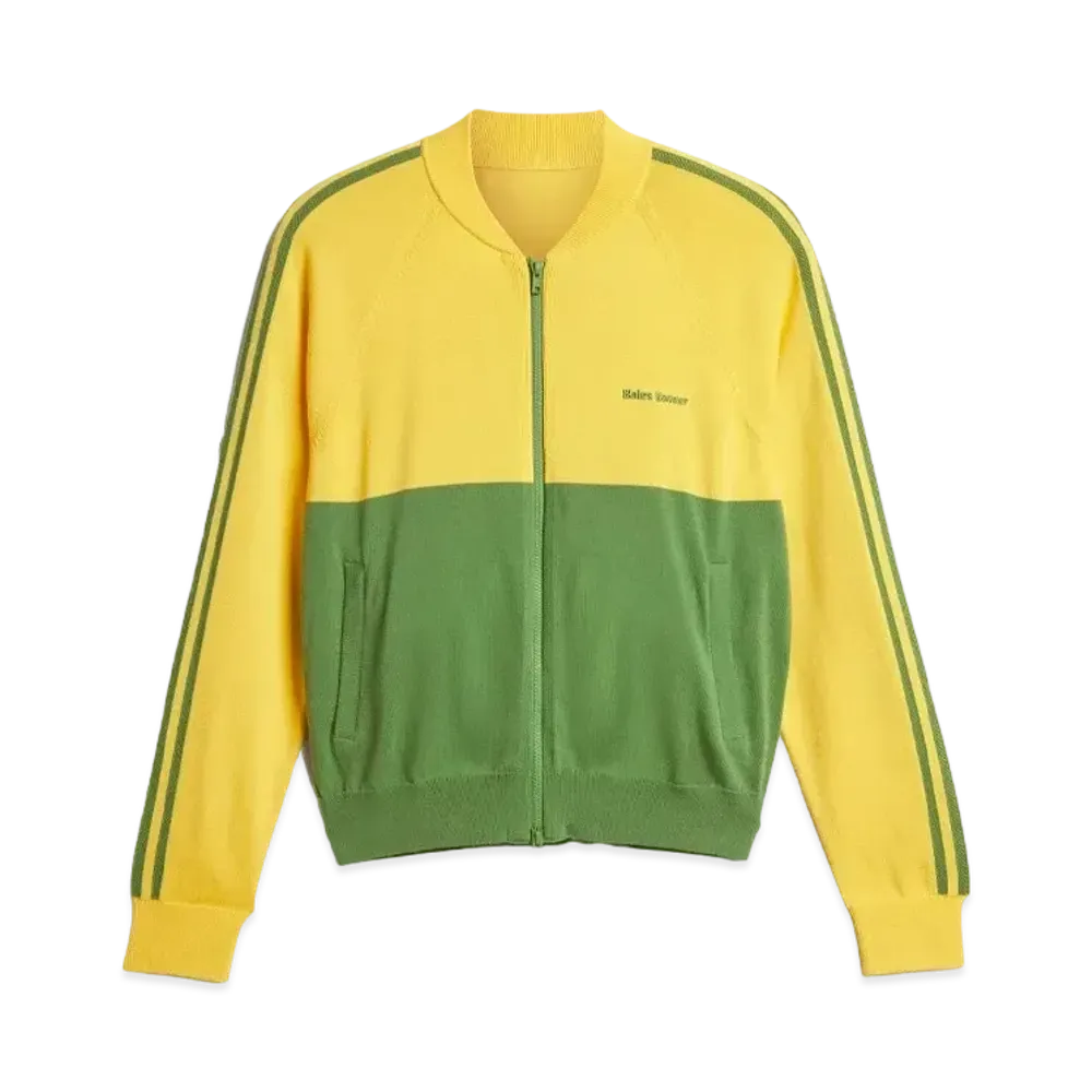 adidas x Wales Bonner New Knit Track Top "Bold Gold/Crew Green"