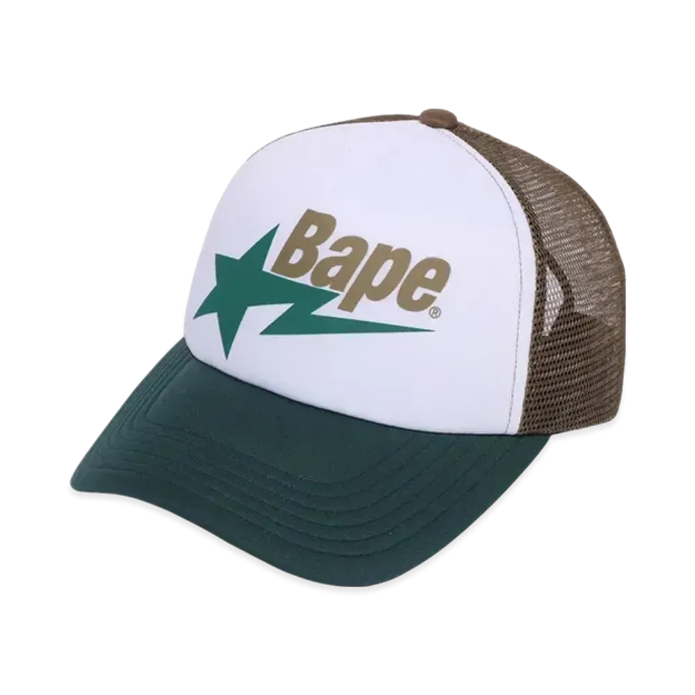 A BATHING APEBape Sta Mesh Cap "Green"