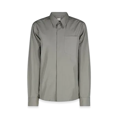 DRIES VAN NOTEN Cotton Shirt "Light Brown"