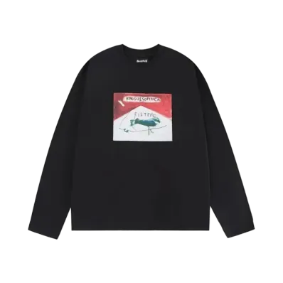 SUPPLIER Basquiat King Size Soft Pack Long Sleeve Tee "Black"