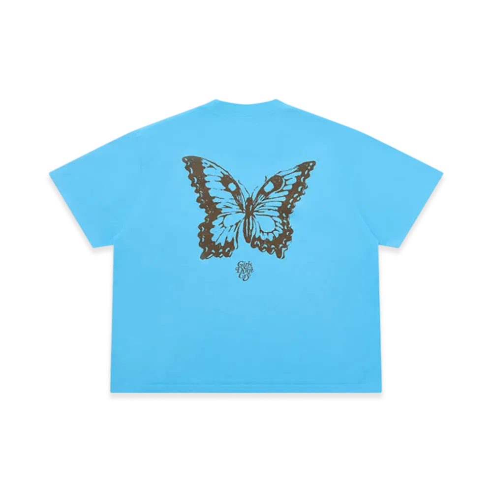 Dover Street Market x VERDY Girls Don't Cry Butterfly T-Shirt "Blue"