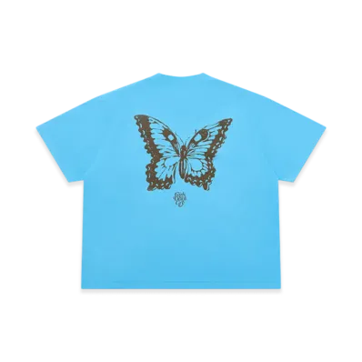 Dover Street Market x VERDY Girls Don't Cry Butterfly T-Shirt "Blue"