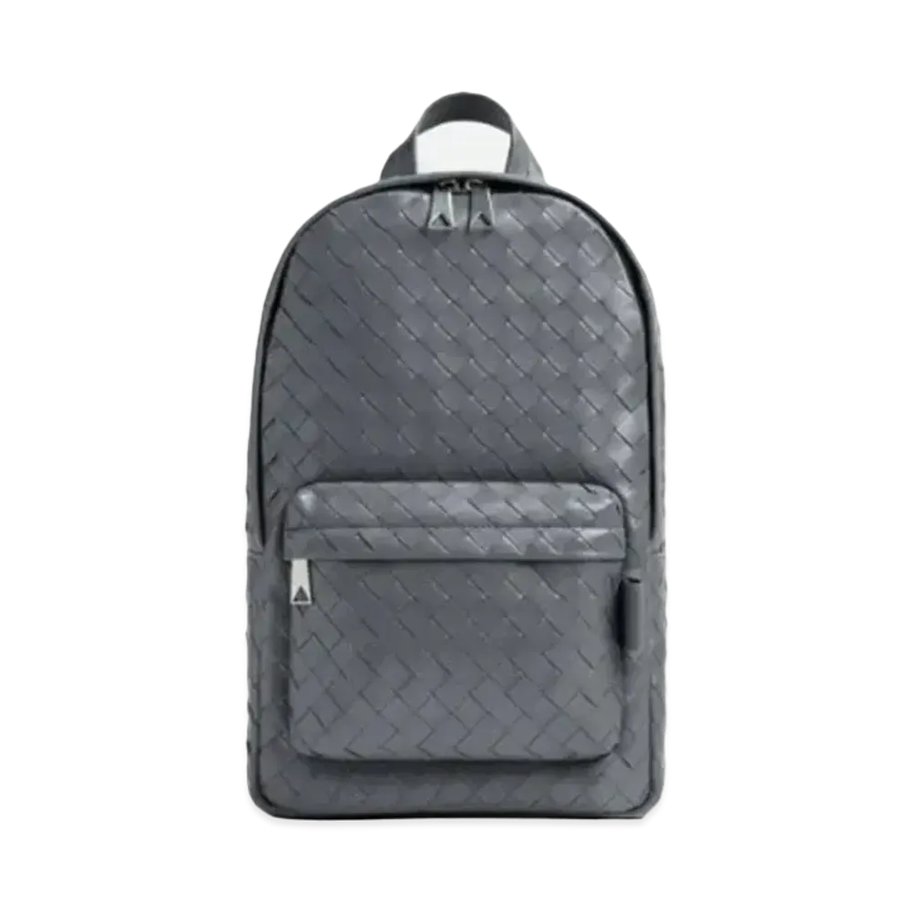 Bottega Veneta Small Intrecciato Backpack "Thunder"