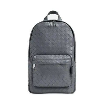 Bottega Veneta Small Intrecciato Backpack "Thunder"