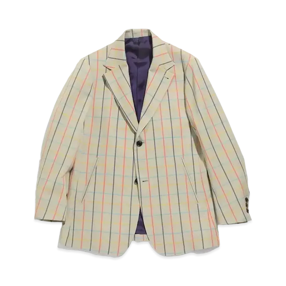 Needles 2B JACKET - WOOL GABARDINE / PT. "Plaid"