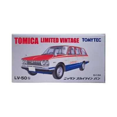 TOMYTEC "TOMICA LIMITED VINTAGE" 1/64 LV-50b Nissan Skyline Van (Service Car)