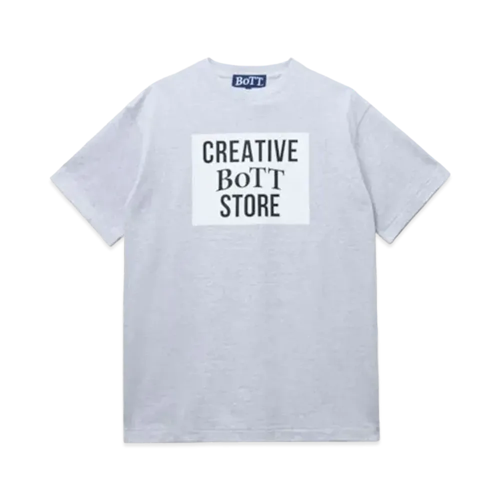 creative drug store Square Logo S/S Tee "Ash"