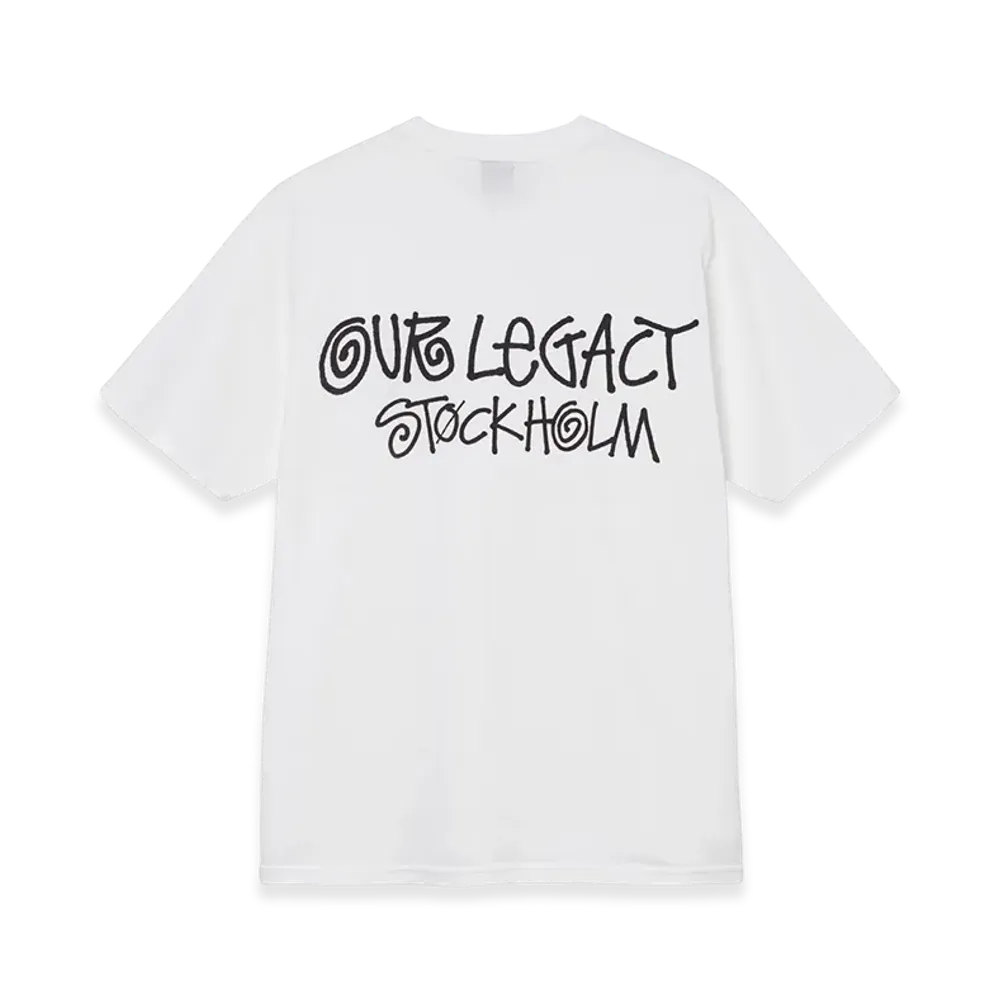 Stussy x Our Legacy x Denim Tears Stockholm Tee "White"